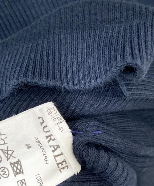 AURALEE（オーラリー）AURALEE (オーラリー) Ron Herman (ロンハーマン) 別注リブカットソー ネイビーの古着・服飾アイテム