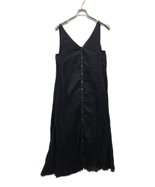 IENA（イエナ）IENA (イエナ) シアープリーツワンピース ブラック サイズ:36の古着・服飾アイテム