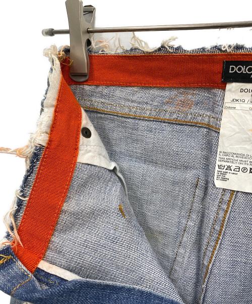 DOLCE & GABBANA（ドルチェ＆ガッバーナ）DOLCE & GABBANA (ドルチェ＆ガッバーナ) デニムスカート インディゴ サイズ:36の古着・服飾アイテム