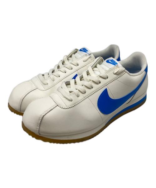 NIKE（ナイキ）NIKE (ナイキ) Cortez Leather ホワイト×ブルー サイズ:28.5㎝の古着・服飾アイテム