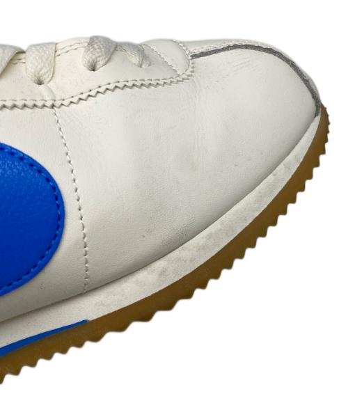 NIKE（ナイキ）NIKE (ナイキ) Cortez Leather ホワイト×ブルー サイズ:28.5㎝の古着・服飾アイテム