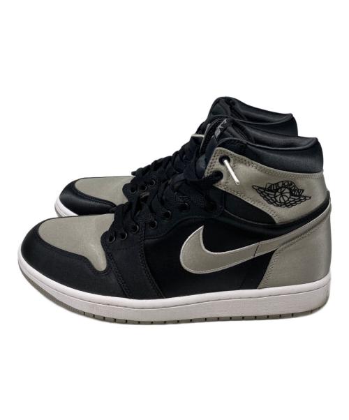 NIKE（ナイキ）NIKE (ナイキ) Air JODAN 1 Retro High OG ブラック×シルバー サイズ:28㎝の古着・服飾アイテム