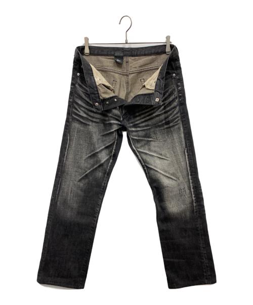 DIOR HOMME（ディオール オム）DIOR HOMME (ディオール オム) 03SS エディ期 爪痕ブラックデニムパンツ ブラック サイズ:48の古着・服飾アイテム