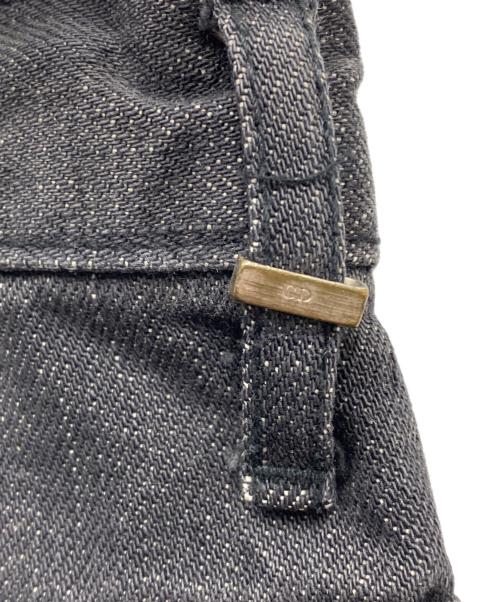 DIOR HOMME（ディオール オム）DIOR HOMME (ディオール オム) 03SS エディ期 爪痕ブラックデニムパンツ ブラック サイズ:48の古着・服飾アイテム