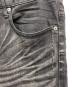 中古・古着 DIOR HOMME (ディオール オム) 03SS エディ期 爪痕ブラックデニムパンツ ブラック サイズ:48：40000円