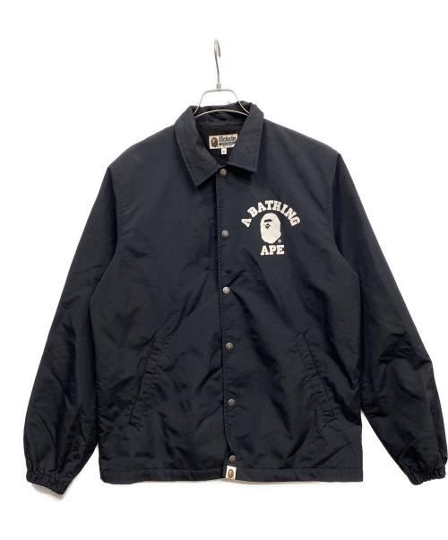A BATHING APE（アベイシングエイプ）A BATHING APE (アベイシングエイプ) ナイロンジャケット ブラック サイズ:Mの古着・服飾アイテム