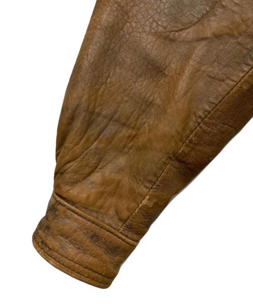 VULVA STRAUSS（ヴルヴァ ストラウス）VULVA STRAUSS (ヴルヴァ ストラウス) A-3フライトレザージャケット ブラウン サイズ:Lの古着・服飾アイテム