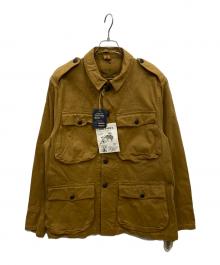 second hand cotton belt（セコンド ハンド コットン ベルト）の古着「ミリタリージャケット」｜ブラウン