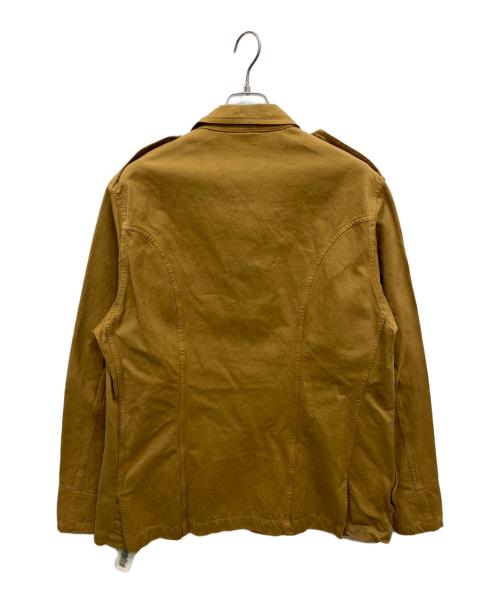 second hand cotton belt（セコンド ハンド コットン ベルト）second hand cotton belt (セコンド ハンド コットン ベルト) ミリタリージャケット ブラウン サイズ:Lの古着・服飾アイテム