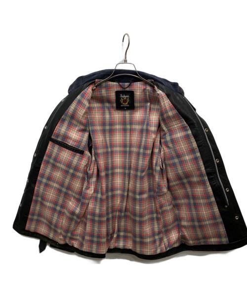 Schott（ショット）Schott (ショット) ラインロゴレザージャケット ブラック サイズ:Mの古着・服飾アイテム