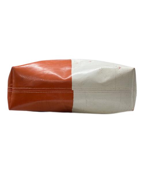 FREITAG（フライターグ）FREITAG (フライターグ) 2wayトートバッグ ホワイト×オレンジの古着・服飾アイテム