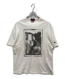 stussy×Champion（ステューシー×チャンピオン）の古着「00’s フォトTシャツ」｜ホワイト