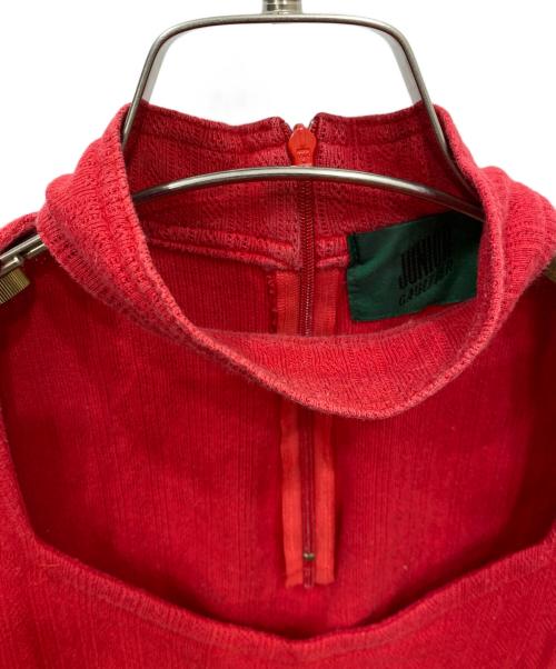 Jean Paul GAULTIER（ジャンポールゴルチェ）Jean Paul GAULTIER (ジャンポールゴルチェ) 半袖カットソー レッド サイズ:40の古着・服飾アイテム