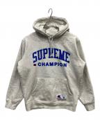 SUPREME×Championシュプリーム×チャンピオン）の古着「17SS Hooded Sweatshirt」｜グレー
