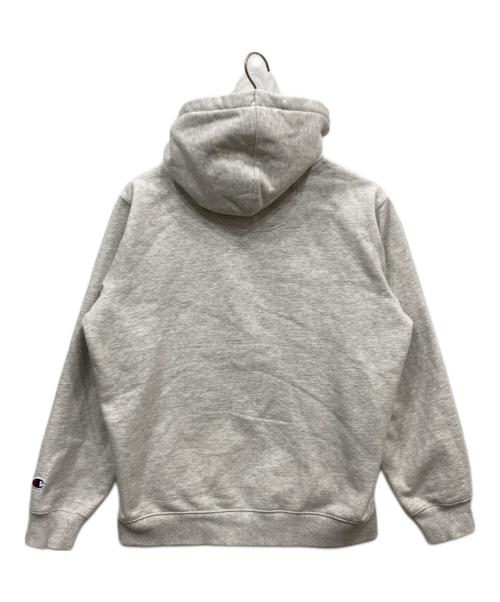 SUPREME（シュプリーム）SUPREME (シュプリーム) Champion (チャンピオン) 17SS Hooded Sweatshirt グレー サイズ:Mの古着・服飾アイテム