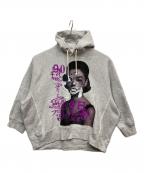 KOLOR×Championカラー×チャンピオン）の古着「REVERSE WEAVE® Hooded Sweatshirts」｜グレー