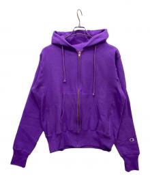 Champion REVERSE WEAVE（チャンピオン リバース ウィーブ）の古着「ジップアップパーカー」｜パープル