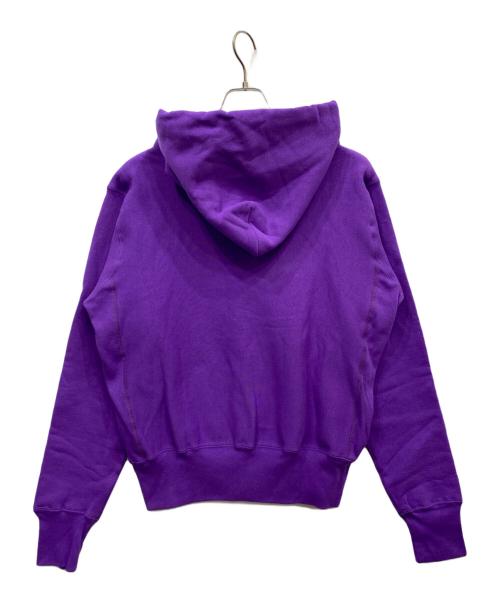 Champion REVERSE WEAVE（チャンピオン リバース ウィーブ）Champion REVERSE WEAVE (チャンピオン リバース ウィーブ) ジップアップパーカー パープル サイズ:Lの古着・服飾アイテム