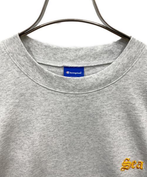 WIND AND SEA（ウィンダンシー）WIND AND SEA (ウィンダンシー) Champion (チャンピオン) 25SS Short Sleeve T-Shirt グレー サイズ:XL 未使用品の古着・服飾アイテム