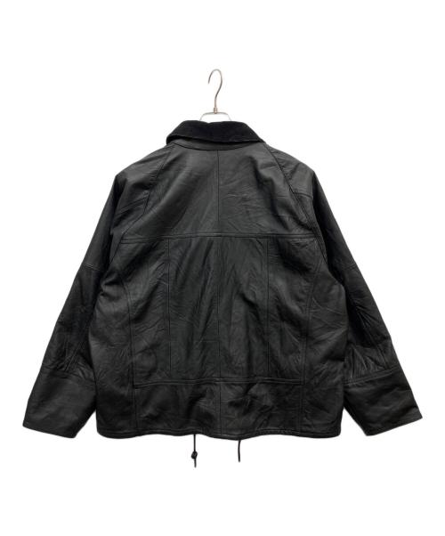 yoused（ユーズド）YOUSED (ユーズド) Leather Drivers Jacket ブラック サイズ:Sの古着・服飾アイテム