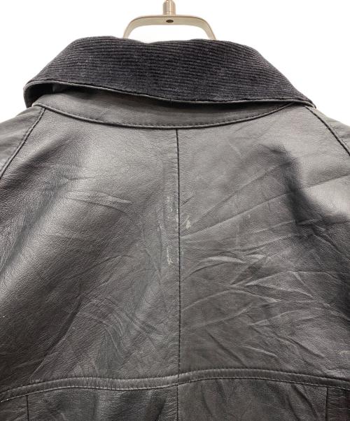 yoused（ユーズド）YOUSED (ユーズド) Leather Drivers Jacket ブラック サイズ:Sの古着・服飾アイテム