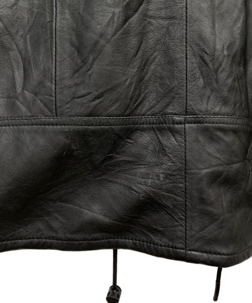 yoused（ユーズド）YOUSED (ユーズド) Leather Drivers Jacket ブラック サイズ:Sの古着・服飾アイテム