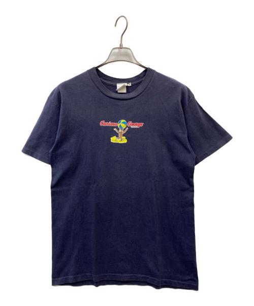 Curious George（キュリアス ジョージ）Curious George (キュリアス ジョージ) Tシャツ ネイビー サイズ:Mの古着・服飾アイテム