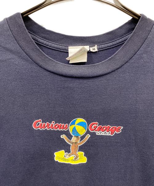 Curious George（キュリアス ジョージ）Curious George (キュリアス ジョージ) Tシャツ ネイビー サイズ:Mの古着・服飾アイテム