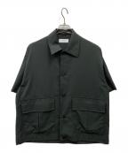 MARKAマーカ）の古着「PLEATS POCKET SHIRT」｜グリーン