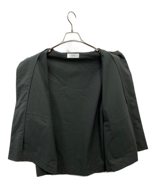 MARKA（マーカ）MARKA (マーカ) PLEATS POCKET SHIRT グリーン サイズ:2の古着・服飾アイテム