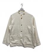 MARKAマーカ）の古着「COVER ALL SHIRT - silk linen」｜アイボリー