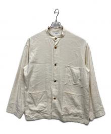MARKA（マーカ）の古着「COVER ALL SHIRT - silk linen」｜アイボリー