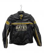 BATESベイツ）の古着「レザージャケット」｜ブラック