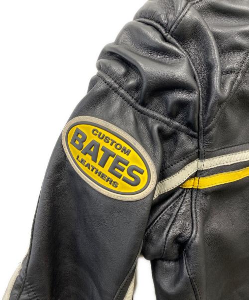 BATES（ベイツ）BATES (ベイツ) レザージャケット ブラック サイズ:Lの古着・服飾アイテム