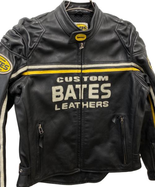 BATES（ベイツ）BATES (ベイツ) レザージャケット ブラック サイズ:Lの古着・服飾アイテム