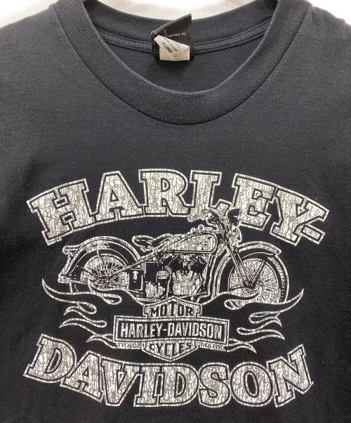 HARLEY-DAVIDSON（ハーレーダビッドソン）HARLEY-DAVIDSON (ハーレーダビッドソン) プリントTシャツ ブラック サイズ:XLの古着・服飾アイテム