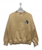 stussyステューシー）の古着「90’s トランペットマン スウェット」｜ベージュ