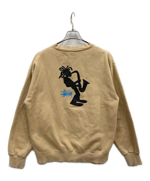 stussy（ステューシー）stussy (ステューシー) 90’s トランペットマン スウェット ベージュ サイズ:不明の古着・服飾アイテム