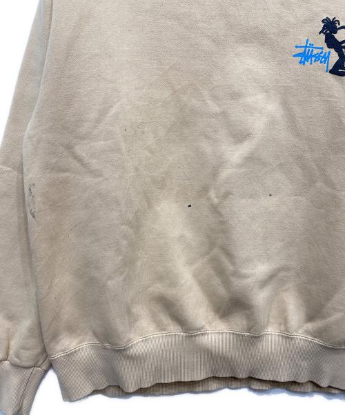 stussy（ステューシー）stussy (ステューシー) 90’s トランペットマン スウェット ベージュ サイズ:不明の古着・服飾アイテム