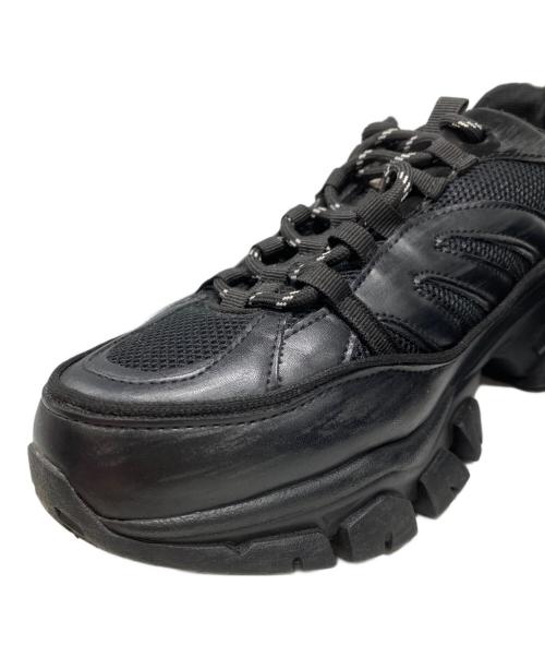 ADAMASTE（アダマスト）adamaste (アダマスト) ローカットスニーカー ブラック サイズ:Mの古着・服飾アイテム