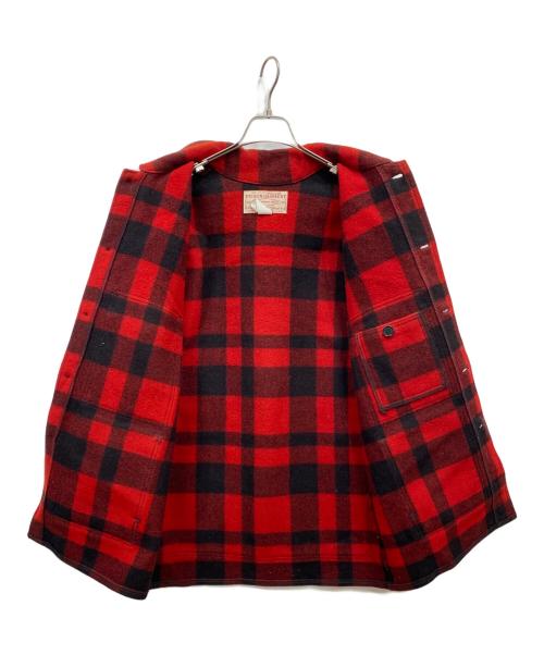 FILSON GARMENT（フィルソン ガーメント）FILSON GARMENT (フィルソン ガーメント) マッキーノクルーザーウールジャケット レッド サイズ:40の古着・服飾アイテム