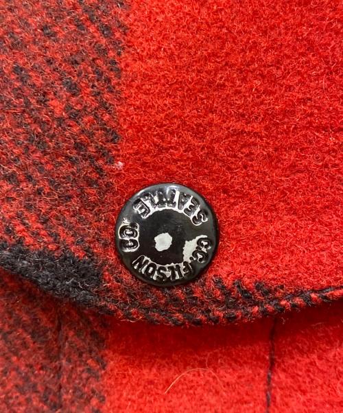 FILSON GARMENT（フィルソン ガーメント）FILSON GARMENT (フィルソン ガーメント) マッキーノクルーザーウールジャケット レッド サイズ:40の古着・服飾アイテム