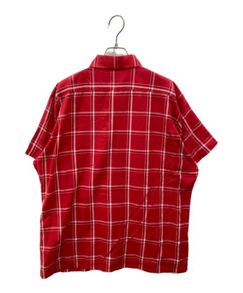 TOWN CRAFT（タウンクラフト）TOWN CRAFT (タウンクラフト) 半袖チェックシャツ ブルー サイズ:Lの古着・服飾アイテム