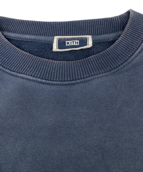 KITH（キス）KITH (キス) Kith Garment Dyed Nelson Crewneck ネイビー サイズ:Mの古着・服飾アイテム