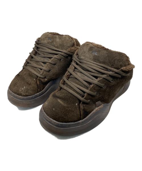 ERL（イーアールエル）ERL (イーアールエル) UNISEX SUEDE VAMP SNEAKERS ブラウン サイズ:27cmの古着・服飾アイテム