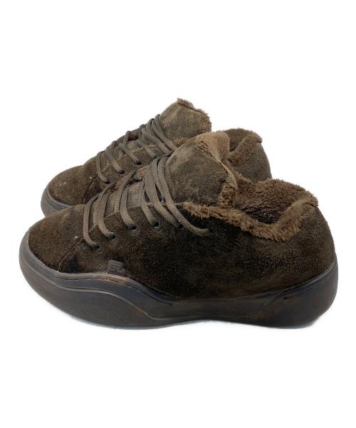ERL（イーアールエル）ERL (イーアールエル) UNISEX SUEDE VAMP SNEAKERS ブラウン サイズ:27cmの古着・服飾アイテム