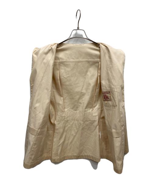 ADJUSTABLE COSTUME（アジャスタブルコスチューム）ADJUSTABLE COSTUME (アジャスタブルコスチューム) コットンジャケット アイボリー サイズ:38の古着・服飾アイテム