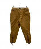 SUGAR CANEシュガーケーン）の古着「F.ROMANCE 13oz.CANVAS BREECHES」｜ブラウン