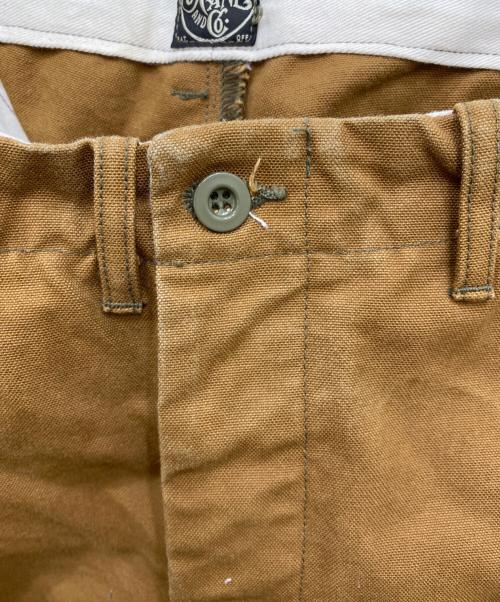 SUGAR CANE（シュガーケーン）SUGAR CANE (シュガーケーン) F.ROMANCE 13oz.CANVAS BREECHES ブラウン サイズ:W32の古着・服飾アイテム