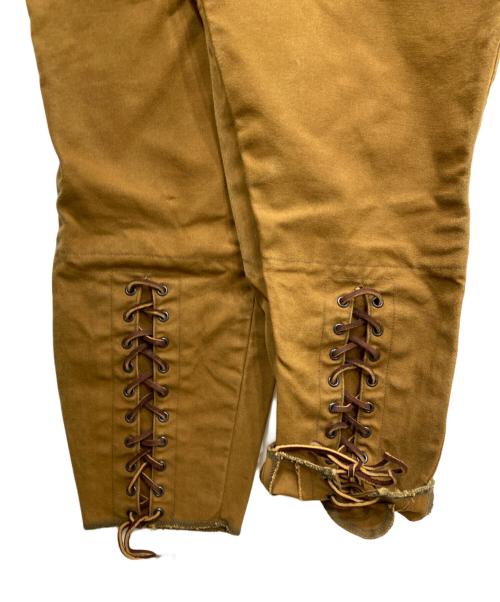 SUGAR CANE（シュガーケーン）SUGAR CANE (シュガーケーン) F.ROMANCE 13oz.CANVAS BREECHES ブラウン サイズ:W32の古着・服飾アイテム